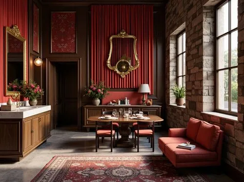 danish room,baccarat,dining room,victorian room,locanda,ornate room,inglenook,zoffany,breakfast room,interior decoration,interior design,wallcovering,fromental,driehaus,balthazar,luxury bathroom,interior decor,poshest,amanresorts,chateau margaux