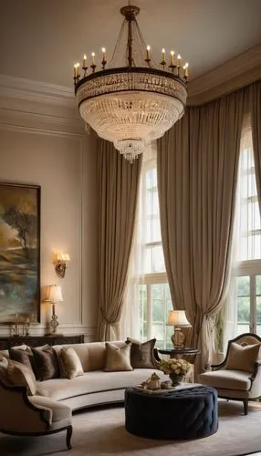 luxury home interior,great room,ornate room,sitting room,interior decor,highgrove,claridge,interior decoration,valances,contemporary decor,gustavian,chandeliered,hovnanian,donghia,family room,neoclassic,livingroom,chandeliers,decoratifs,luxurious,Illustration,Realistic Fantasy,Realistic Fantasy 30