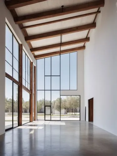 clerestory,kimbell,structural glass,snohetta,marfa,daylighting,bechtler,chipperfield,siza,gagosian,adjaye,art gallery,empty interior,boijmans,quadriennale,gallery,glass facade,frame house,concrete ceiling,zumthor,Illustration,Paper based,Paper Based 27