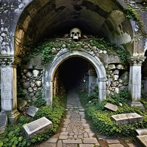 ossuary,crypt,ossuaries,catacombs,necropolis,catacomb,Photography,General,Realistic