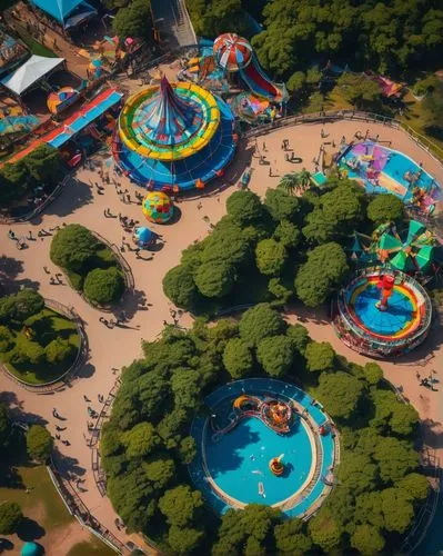 water park,amusement park,theme park,summer fair,elves flight,artificial islands,3d render,rainbow world map,diamond lagoon,dolphinarium,children's playground,tilt shift,oktoberfest background,underwater playground,seaside resort,resort town,fanuapark,overhead shot,3d rendered,animal zoo,Photography,General,Fantasy