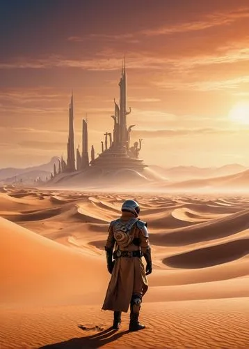 viewing dune,desert planet,dune,dubai desert,merzouga,sahara desert,futuristic landscape,capture desert,the wanderer,dune sea,dune 45,desert,cg artwork,libyan desert,desert desert landscape,the desert,valerian,dune landscape,desert landscape,sci fi,Conceptual Art,Sci-Fi,Sci-Fi 24