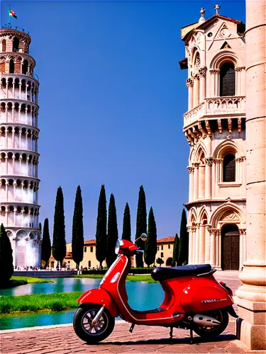 motorcycle tours,piaggio,pisa,motorcycle tour,piaggio ciao,italia,ducati,1000miglia,vespa,pisa tower,ducati 999,italy,lake garda,leaning tower of pisa,mv agusta,moped,italian style,e-scooter,verona,red motor,Illustration,Realistic Fantasy,Realistic Fantasy 42