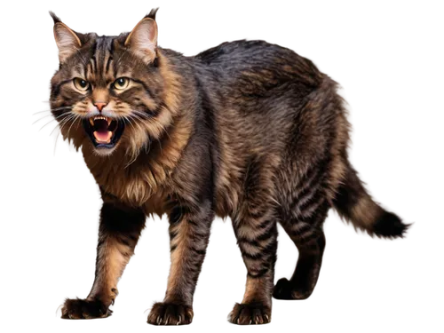 maincoon,american bobtail,norwegian forest cat,feral cat,british longhair cat,breed cat,eurasier,siberian cat,felidae,kurilian bobtail,wild cat,wildcat,saarloos wolfdog,cat vector,feral,brindle cat,domestic long-haired cat,rex cat,wolfdog,british semi-longhair,Conceptual Art,Oil color,Oil Color 18