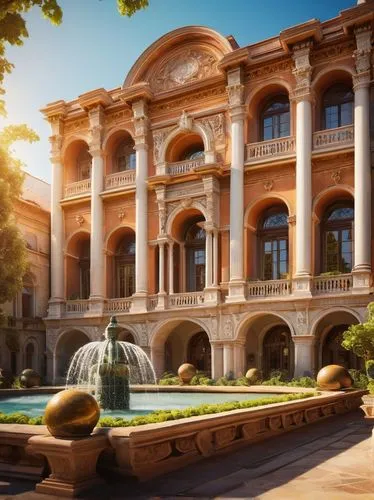 emirates palace hotel,sursock,alcazar of seville,montecasino,sapienza,seville,yerevan,yazd,bucharest,malaga,dolmabahce,casa fuster hotel,federal palace,crown palace,qasr al watan,caltech,sevilla,uob,presidential palace,montpellier,Conceptual Art,Fantasy,Fantasy 21