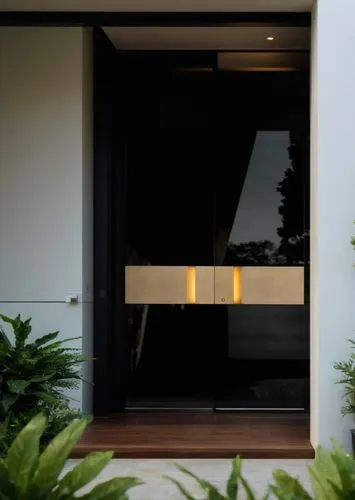 house entrance,amanresorts,garden door,metallic door,landscape design sydney,steel door,doorstep,exterior mirror,the threshold of the house,doorway,garden design sydney,front door,landscape designers sydney,wooden door,corten steel,ryokan,fanlight,opaque panes,hinged doors,neutra