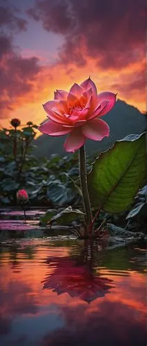 flower in sunset,landscape rose,pink water lily,lotus on pond,red water lily,water lotus,pink water lilies,pond flower,lotus blossom,water rose,water lily flower,water lily,flower of water-lily,sacred lotus,lotus flowers,lotuses,water flower,lotus flower,waterlily,flower water,Photography,General,Fantasy