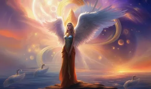 angel wing,fantasy picture,the archangel,uriel,fire angel,light bearer,angel wings,angelology,archangel,fantasy art,holy spirit,flame spirit,angel,pentecost,celestial,astral traveler,the pillar of light,dove of peace,guardian angel,athena,Illustration,Realistic Fantasy,Realistic Fantasy 01