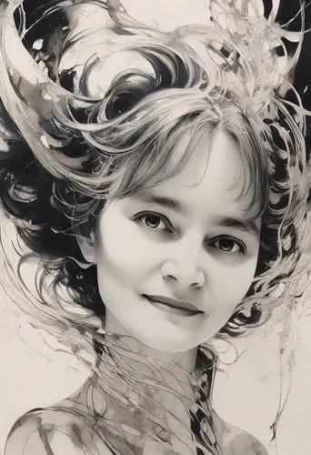 bjork,jingna,rankin,pencil art,rampling,pamyu,cornelisse,yakimova,pencil drawing,pencil drawings,grimes,photo painting,miss circassian,image manipulation,viveros,charcoal drawing,fantasy portrait,goldfrapp,delenn,lily-rose melody depp