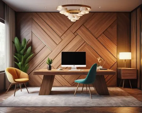 wooden desk,blur office background,modern decor,working space,modern office,patterned wood decoration,wood background,woodfill,creative office,interior design,contemporary decor,writing desk,desk,interior decoration,office desk,geometric style,study room,interior modern design,wallcoverings,search interior solutions,Conceptual Art,Daily,Daily 07