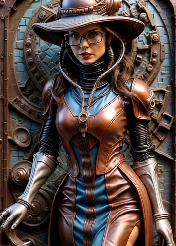 steampunk,leather hat,symetra,pilgrim,widow,andromeda,female doctor,the hat of the woman,ranger,the hat-female,vendor,wild west,retro woman,cowgirl,lady medic,victorian lady,sheriff,artist's mannequin,librarian,gunfighter