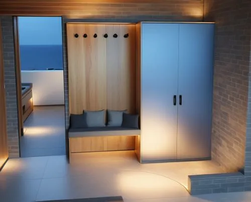 modern minimalist bathroom,luxury bathroom,saunas,sauna,wooden sauna,dumbwaiter,Photography,General,Realistic