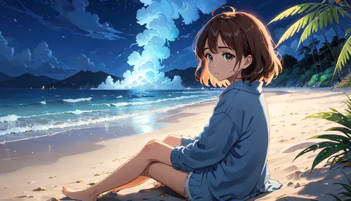 beach background,beach scenery,ocean,ocean background,summer background,holding a coconut,sea-shore,by the sea,seaside,honolulu,ocean blue,sea,idyllic,sea ocean,dream beach,ocean view,blue sea,tropical sea,on the shore,beautiful beach,Anime,Anime,General