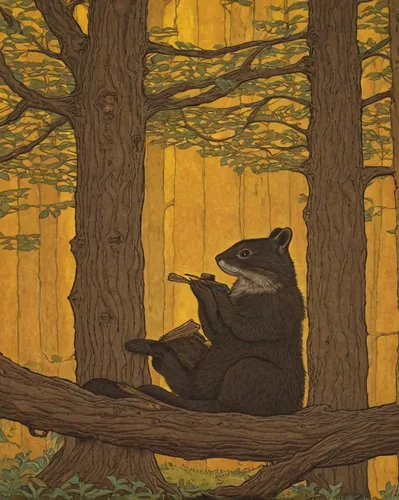 cool woodblock images,north american raccoon,woodland animals,bear kamchatka,forest animal,tree squirrel,forest animals,bear guardian,little bear,sun bear,american black bear,kate greenaway,tree chipmunk,beavers,bear,forest man,raccoon dog,sleeping bear,brown bear,woodblock prints,Illustration,Retro,Retro 01