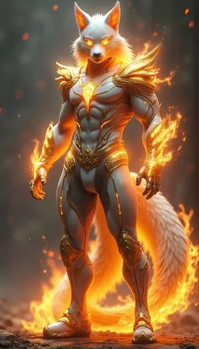 outfox,garrison,foxman,pyrokinesis,pyrotechnical,fire background