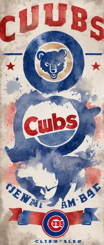 Design a vintage Cubs logo with a nostalgic feel.,cubs,cub,clubs,guest towel,the bears,bears,cubical,hub gear,bear cubs,club,cu,cuba libre,beach towel,towels,shower curtain,ice bears,pennant,cuba back