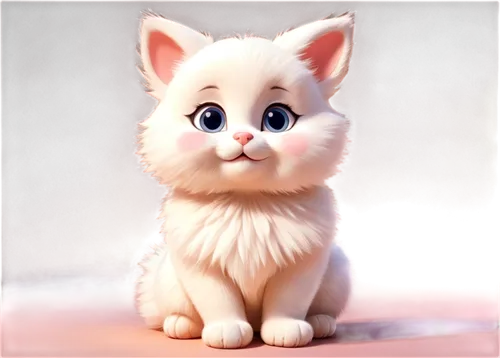 doll cat,cute cat,cute cartoon character,fennec,ragdoll,cartoon cat,blossom kitten,little cat,pink cat,white cat,turkish angora,birman,kitten,cat with blue eyes,cat kawaii,3d teddy,monchhichi,blue eyes cat,pomeranian,siamese cat,Illustration,Japanese style,Japanese Style 07