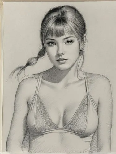 pencil drawing,pencil drawings,charcoal drawing,girl drawing,yasumasa,charcoal pencil,Illustration,Black and White,Black and White 30