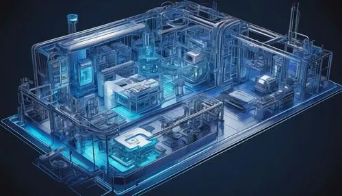 cryobank,voxel,hvdc,cybertown,heavy water factory,supercomputer,blueprints,water cube,nuclear reactor,wartsila,hydro,siemens,ion,cyberport,airlock,thyssenkrupp,turbogenerator,blueprint,iter,cinema 4d,Unique,Design,Blueprint