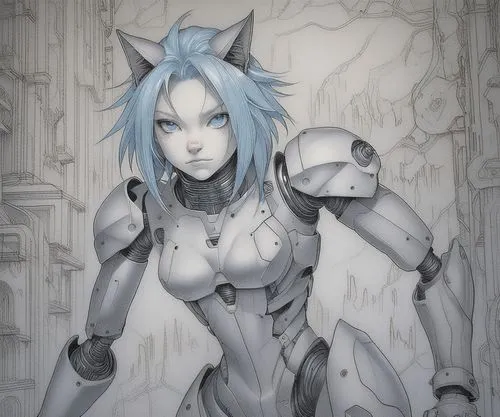 xenogears,morphogenetic,cybernetic,iria,cybernetically,astraea,Design Sketch,Design Sketch,Pencil