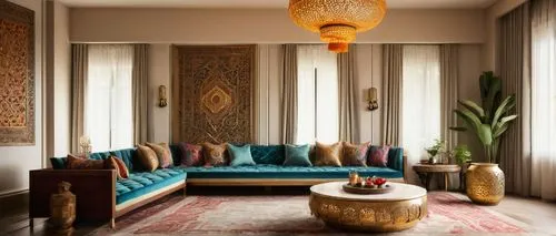 moroccan pattern,mahdavi,interior decor,contemporary decor,patterned wood decoration,riad,marrakech,interior decoration,modern decor,sitting room,marrakesh,persian norooz,amanresorts,ethnic design,decor,maroc,ottoman,kilim,mid century modern,bohemian art,Illustration,Retro,Retro 23