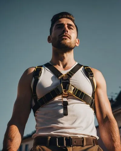 folsom,climbing harness,lederhosen,harness,gladiator,gjokaj,harnessed,khabib,suspenders,magomed,aljaz,zane,yandarbiev,zelimkhan,linebacker,tefillin,pec,mitrione,bara,khavanov,Photography,Documentary Photography,Documentary Photography 08