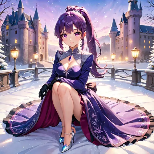 winter dress,winter background,winterblueher,christmas snowy background,winter festival,christmas wallpaper,winter clothing,winter clothes,winter cherry,winter dream,winter rose,christmas angel,veil purple,purple wallpaper,in the snow,violet,white winter dress,midnight snow,purple dress,winter magic,Anime,Anime,General