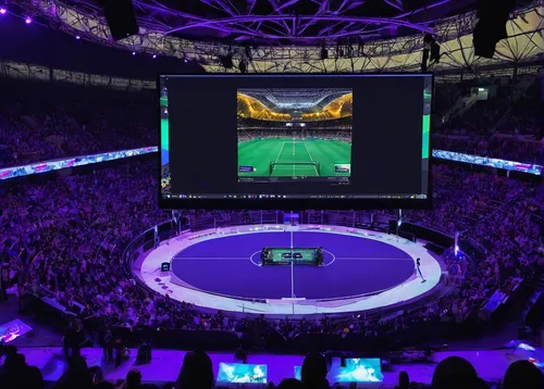 2. Create a suspenseful atmosphere of a live match streaming on crackstream.biz.,fifa 2018,arena,xbox one,sports game,microsoft xbox,stadium falcon,stadium,e-sports,screen golf,led display,indoor game