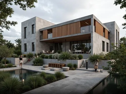 3d rendering,modern house,landscape design sydney,dunes house,render,modern architecture,landscape designers sydney,residential house,revit,garden design sydney,cubic house,residencial,residential,renders,renderings,landscaped,timber house,holiday villa,pool house,contemporary