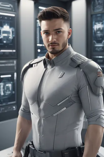 redfield,markus,koreshkov,cyberathlete,steel man,policeman