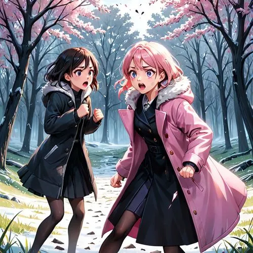 japanese sakura background,tomoharu,cold cherry blossoms,sakura background,printemps,winter background,Anime,Anime,General