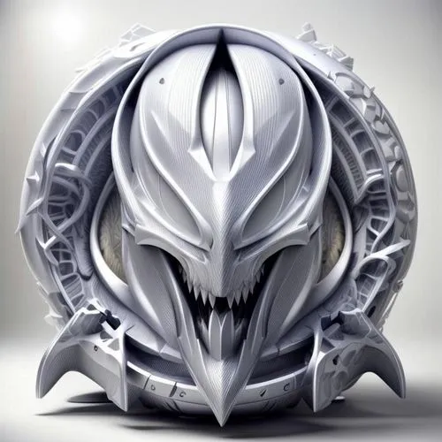 lacrosse helmet,bot icon,goaltender mask,helmet plate,alien warrior,silver,scarab,head icon,face shield,head plate,soldier's helmet,shield,helmet,motorcycle helmet,decepticon,ffp2 mask,skull mask,life stage icon,bicycle helmet,equestrian helmet