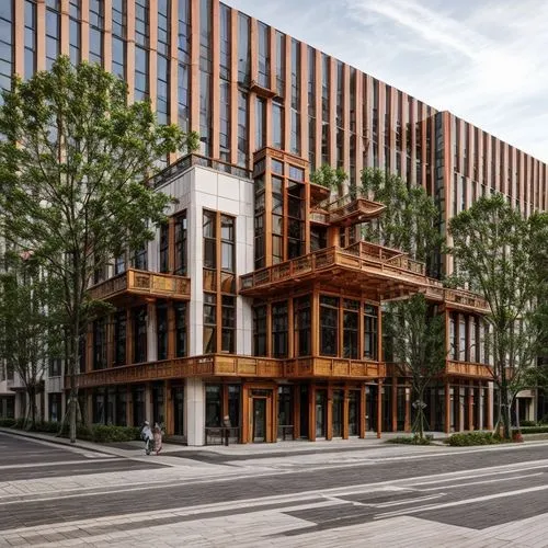 wooden facade,hoboken condos for sale,timber house,kirrarchitecture,appartment building,corten steel,wooden construction,eco-construction,mixed-use,new housing development,archidaily,facade panels,chi