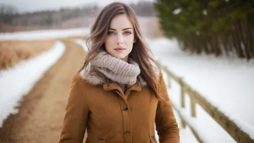 young woman walking in winter landscape,winter background,woollens,girl walking away,woolens,background bokeh,wooden background,winterblueher,blurred background,photographic background,woman walking,r