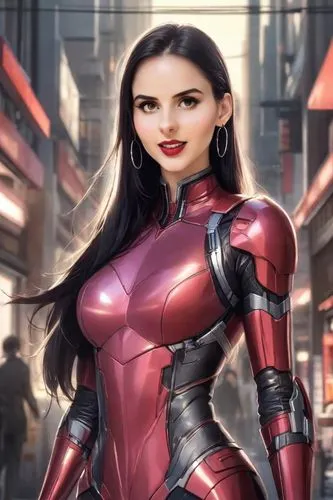 vidya,scarlet witch,superwasp,markswoman,maximoff,vayne,Digital Art,Anime