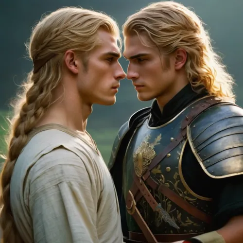 two men in love,glorfindel,finrod,noldor,shannara,valinor,frisians