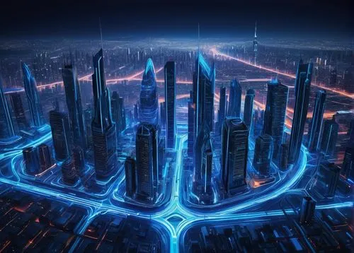 cybercity,tianjin,guangzhou,cyberport,metropolis,megalopolis,dubai,shanghai,chengdu,zhengzhou,cybertown,dubia,superhighways,nanjing,futuristic landscape,kunshan,wallpaper dubai,mubadala,coruscant,zhangzhou,Illustration,American Style,American Style 08