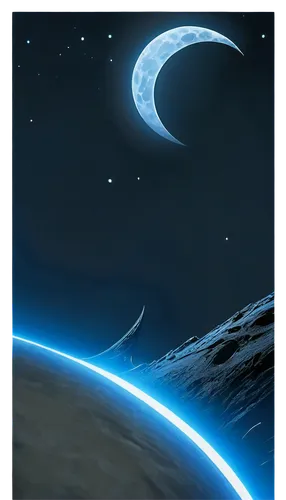 moon and star background,earthrise,earth rise,crescent moon,enceladus,circumlunar,moonlit night,moonscapes,dusk background,lunar,moon at night,aldebaran,nlc,clear night,kerbin planet,neptunian,moon and star,stardock,night image,noctilucent,Conceptual Art,Sci-Fi,Sci-Fi 02