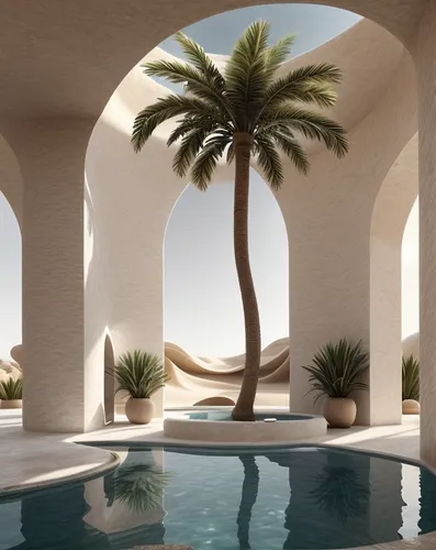 marrakesh,qasr al watan,date palms,islamic architectural,riad,morocco,3d rendering,roof landscape,qasr azraq,desert landscape,dubai desert,oasis,desert palm,libyan desert,cabana,courtyard,marrakech,united arab emirates,holiday villa,desert desert landscape