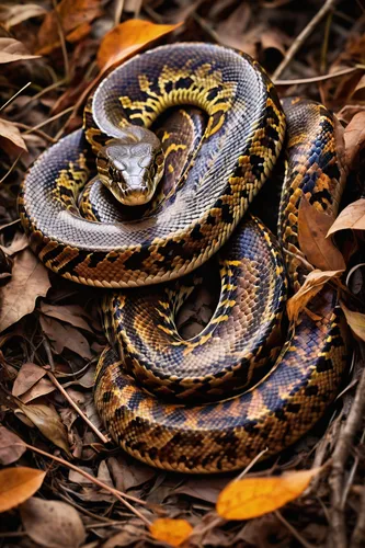 burmese python,carpet python,common garter snake,yellow python,sharptail snake,african house snake,western terrestrial garter snake,garter snake,plains gartersnake,glossy snake,ball python,pointed snake,groundsnake,boa constrictor,python,rock python,tiger python,rat snake,venomous snake,constrictor,Conceptual Art,Fantasy,Fantasy 09