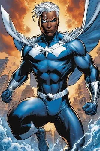 ororo,kreder,gruenwald,mantlo,boseman,quicksilver,beyonder,avx,aqualad,cassaday,metahuman,macniven,zauriel,liefeld,mcniven,irredeemable,stormbreaker,silverbolt,lobdell,inhumans,Illustration,American Style,American Style 13