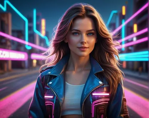 waverly,neon lights,tipoki,futurepop,synth,neon light,cyberpunk,vector girl,neon arrows,electropop,elektra,vector art,junipero,world digital painting,tekla,naela,brigette,porsche,xcx,poki,Photography,General,Sci-Fi