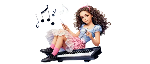 keytar,stoessel,piano keyboard,electronic keyboard,keyboardist,pianist,cute girl playing piano,play piano,piano player,keyboard instrument,keyboarder,piano,floricienta,midi keyboard,farfisa,florinda,accordian,accordionist,edit icon,thirlwall,Illustration,Abstract Fantasy,Abstract Fantasy 16