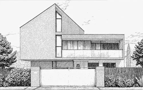 revit,sketchup,house drawing,voysey,lasdun,docomomo,Design Sketch,Design Sketch,Black and white Comic