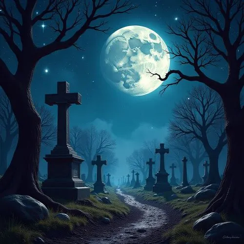 graveyard,halloween background,cemetary,cemetry,graveyards,graveside,Conceptual Art,Sci-Fi,Sci-Fi 11