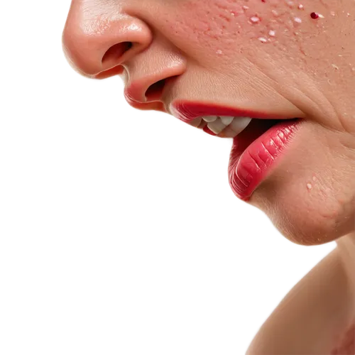 olfaction,mouth,lipolaser,woman's face,covered mouth,retouching,covering mouth,lip,skin texture,body piercing,smeared with blood,accuse,liptauer,retouch,red throat,woman eating apple,throat,lip care,mouth-nose protection,open mouthed,Illustration,Abstract Fantasy,Abstract Fantasy 04