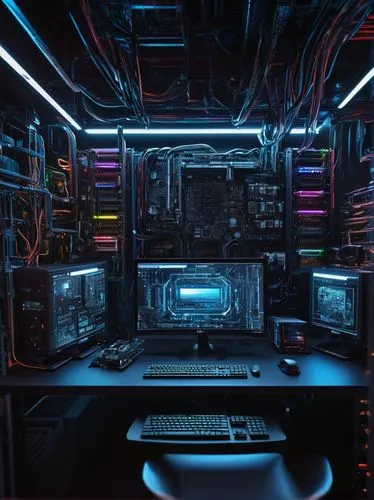 computer room,spaceship interior,ufo interior,computer workstation,computerized,cyberscene,cyberpunk,computer art,the server room,cyberspace,nostromo,computer graphic,spaceship space,computer,computec,computerworld,fractal design,mainframes,computed,tron,Illustration,Black and White,Black and White 01