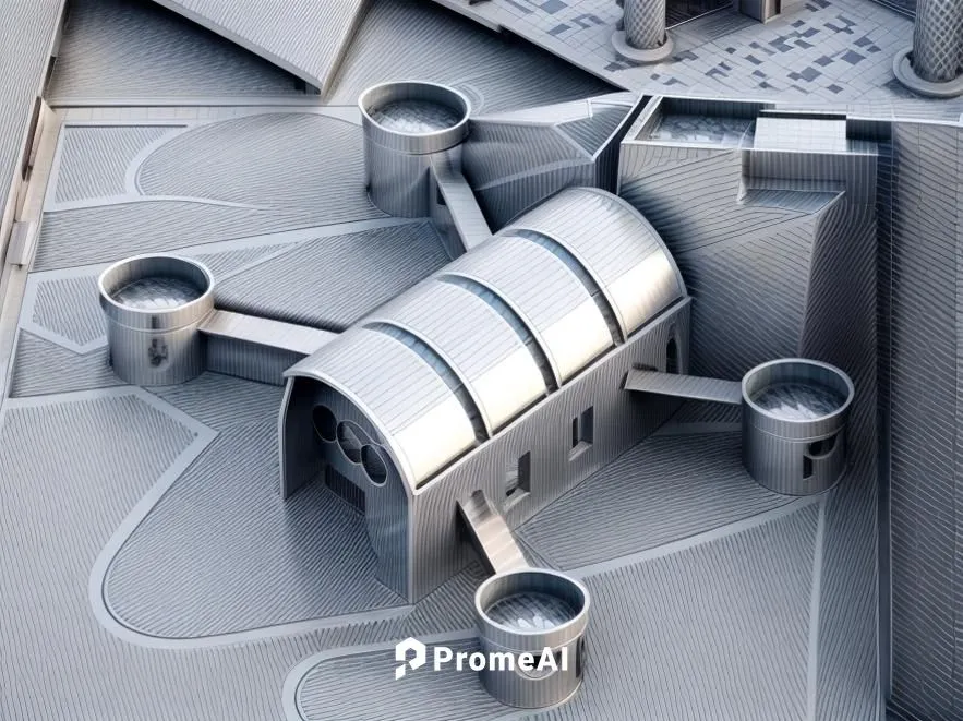 
,connecting rod,futuristic architecture,ventilation clamp,gutter pipe,ventilation pipe,roof structures,roof plate,ducting,connectors,house roofs,binoculars,roof landscape,3d rendering,square tubing,d