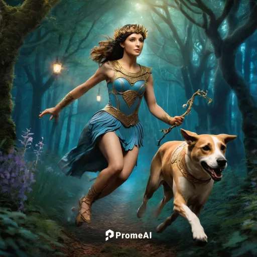 turn the erased part to background,fantasy picture,girl with dog,faerie,fantasy art,fantasy woman,ballerina in the woods,pocahontas,celtic woman,fairy tale character,faery,fantasy portrait,fae,the enc