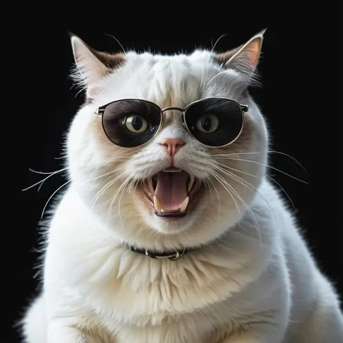 cool  play astonished cool grimace winks one eye. black Cool surprised black face all. ,cat wearing sunglasses with tongue out, making funny face,funny cat,cat image,birman,lolcats,cat vector,cartoon 